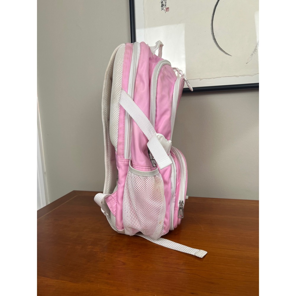 Nfinity Cheer Backpack Pink White Rhinestone Logo with Removable Pouch Kids - Picture 2 of 13